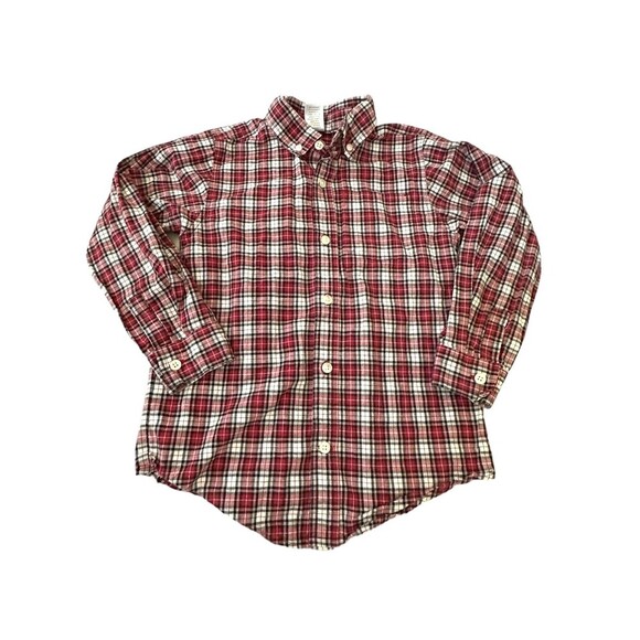 Gymboree Boys Holiday Button Down Shirt size 6 - Picture 1 of 4
